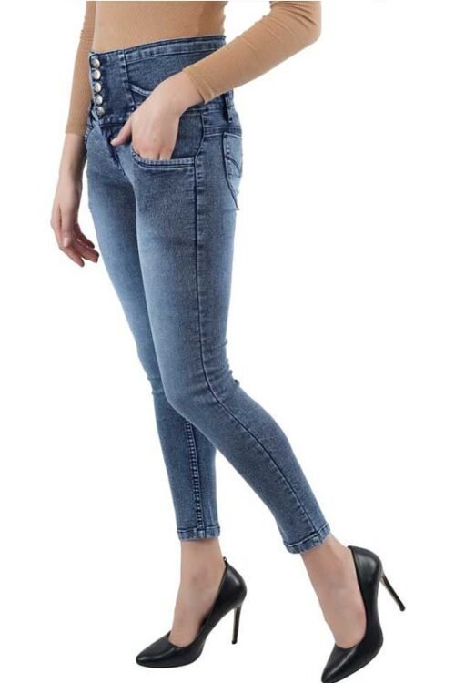 Slim Women Dark Blue Jeans
