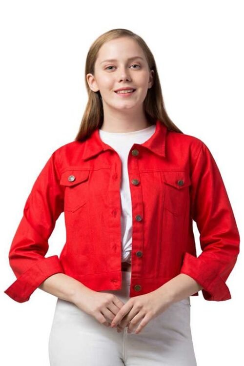 Fday Fashion Half Sleeve Solid Women Jacket