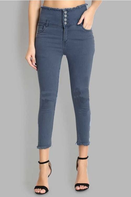 Skinny Women Grey Jeans
