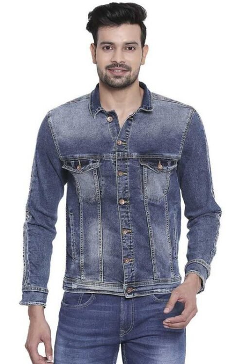 Spykar Full Sleeve Solid Men Casual Jacket